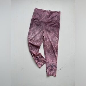 Evolution and Creation Yoga Pants - Pink/Purple
Size: Medium